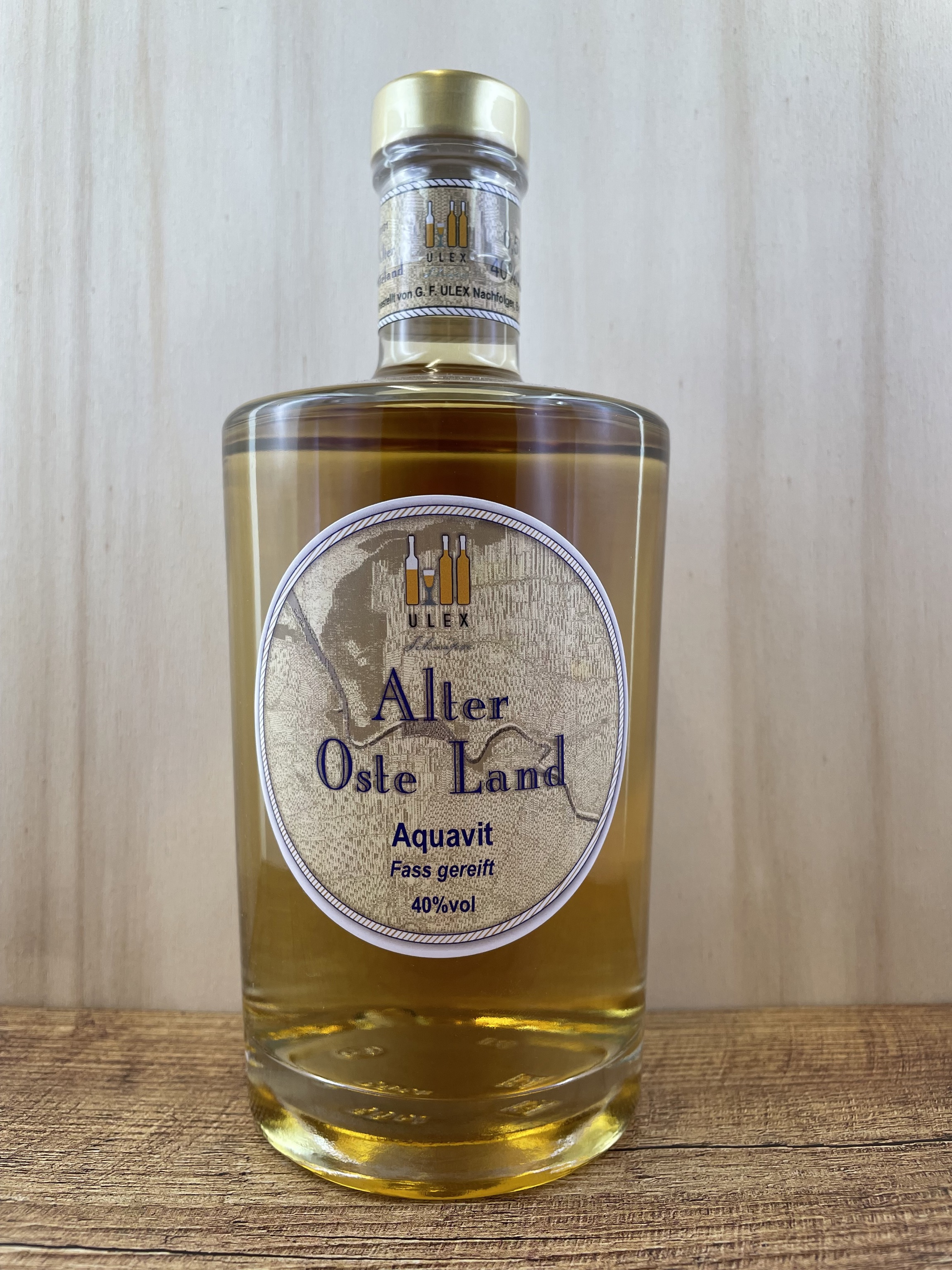 Alter Aquavit 40%Vol. Fasslagerung 500ml
