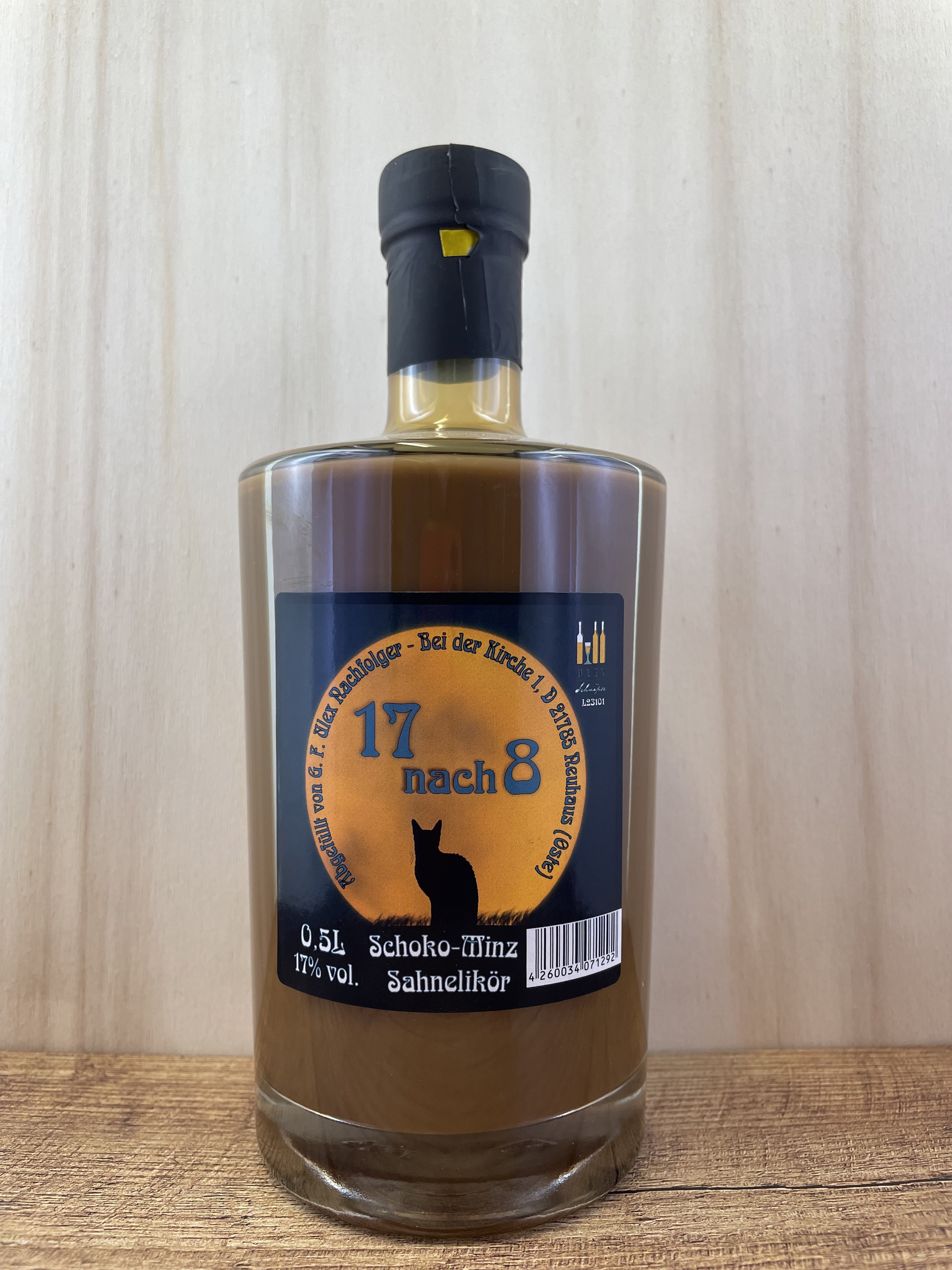 17-nach-8-0-5 17 nach 8 - Schoko-Minz Sahnelikör 17% Vol.