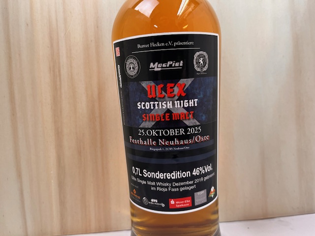 Ulex Single Malt Whisky Sonderedition Scottish Night 46%Vol. 0,7L Ulex Single Malt Whisky Sonderedition Scottish Night 46%Vol. 0,7L