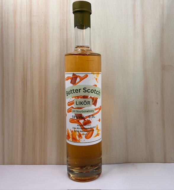 IMG_3083 Butter Scotch Likör mit Bourbonwhisky 18%Vol.