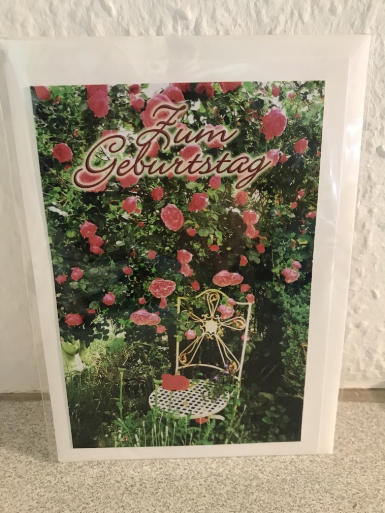 Glückwunschkarte Blumen