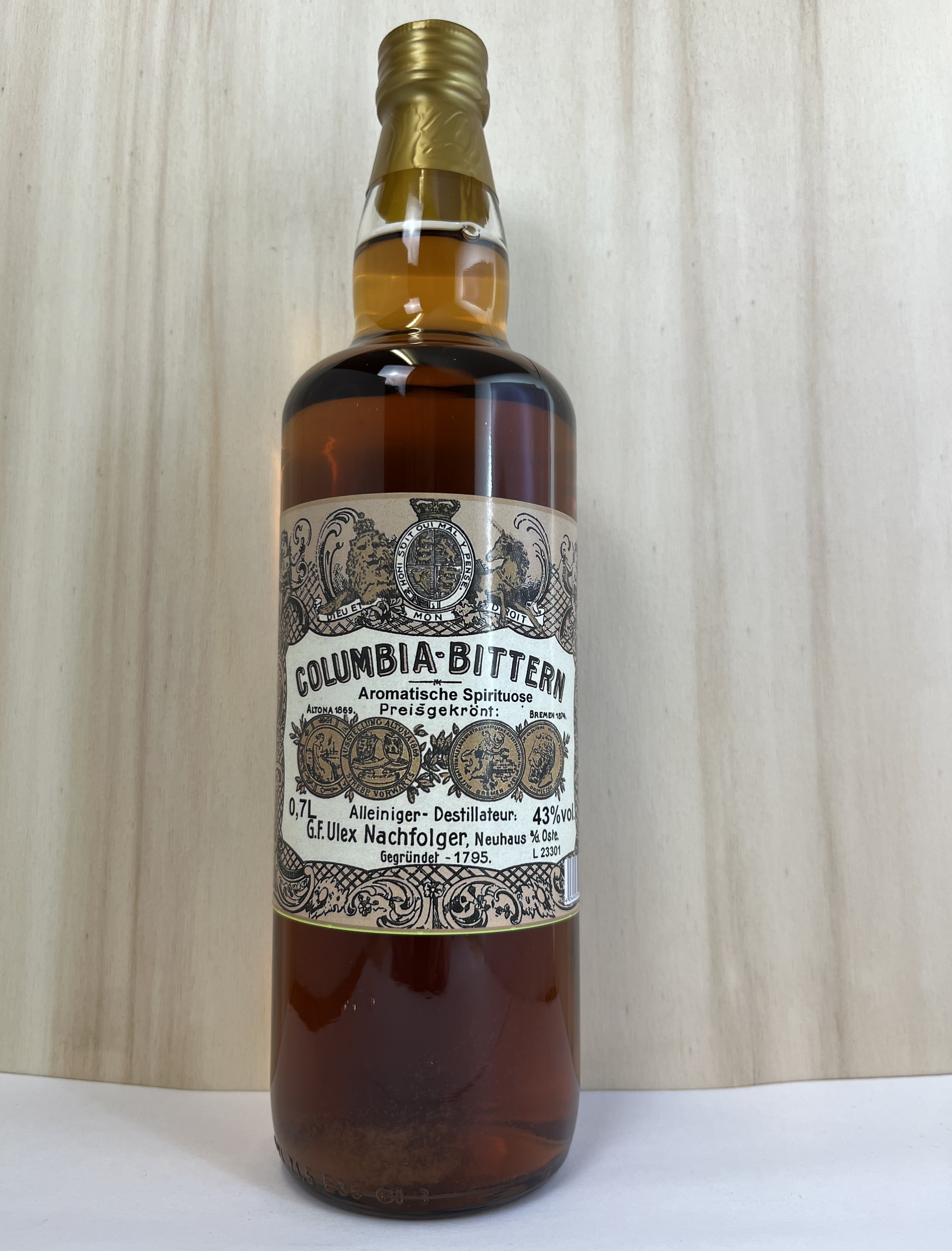 Columbia-Bittern, 43%Vol. 700ml