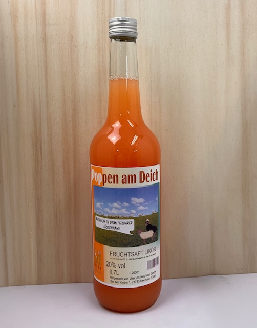 Poppen am Deich Fruchtaromalikör 20%Vol. 700ml