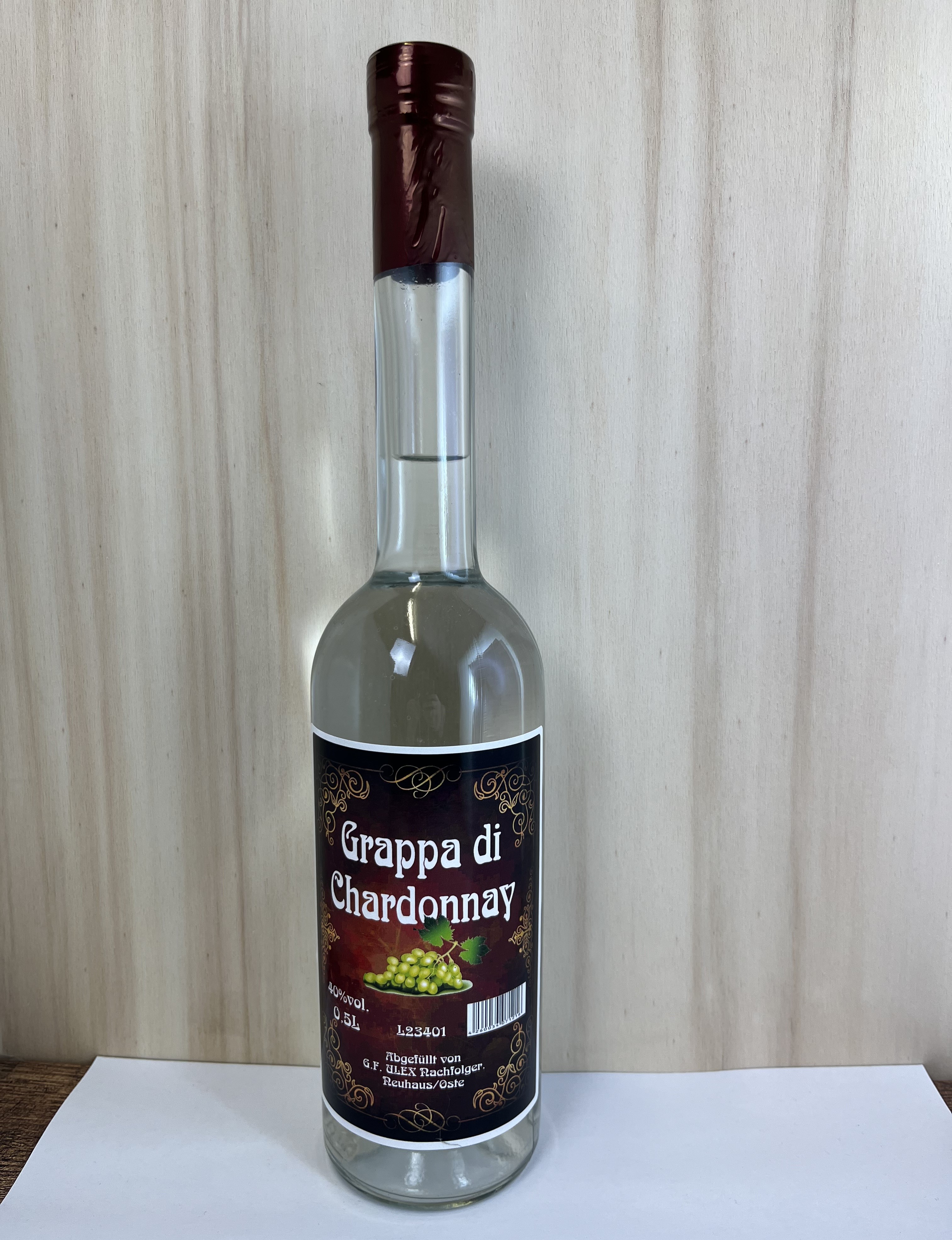 Grappa di Chardonnay, 40%Vol. 500ml