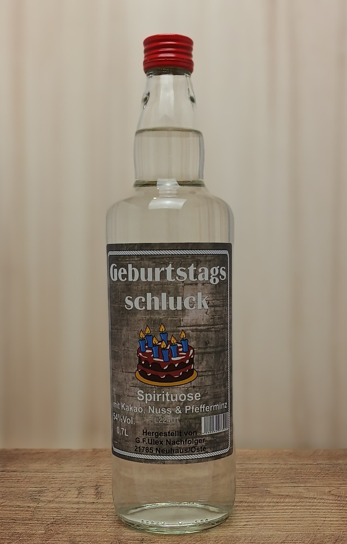 Geburtstagsschluck-Feuer Geburtstagschluck Spirituose 54%Vol. 700ml