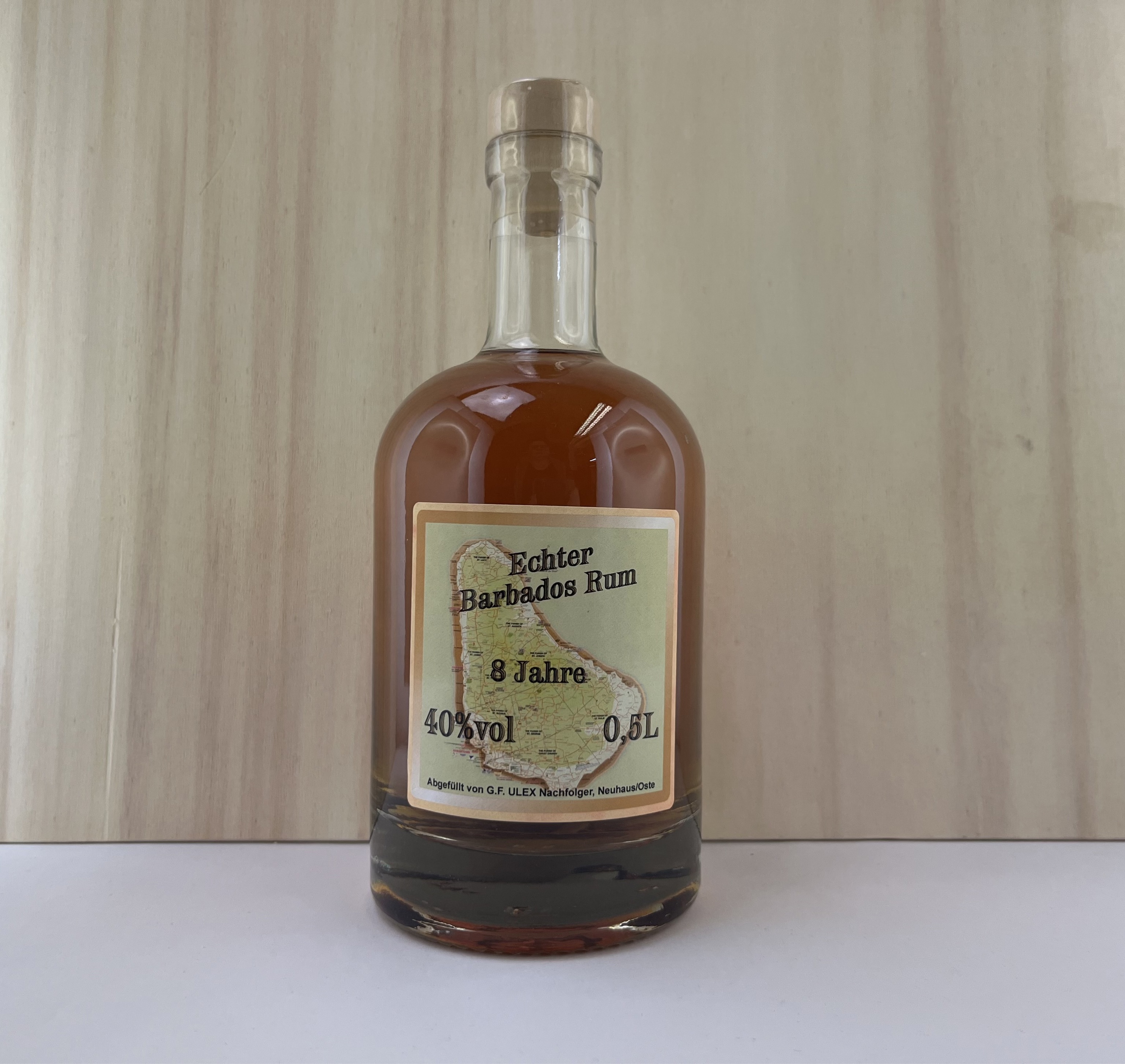 Echter Barbados Rum, 40%Vol. 8 Jahre gereift 500ml Echter Barbados Rum, 40%Vol. 8 Jahre gereift 500ml