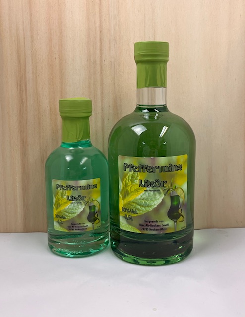 Pfefferminzlikör 30%Vol.