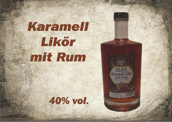 Karamell Likör mit Rum 40% Vol.